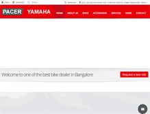 Tablet Screenshot of paceryamaha.com